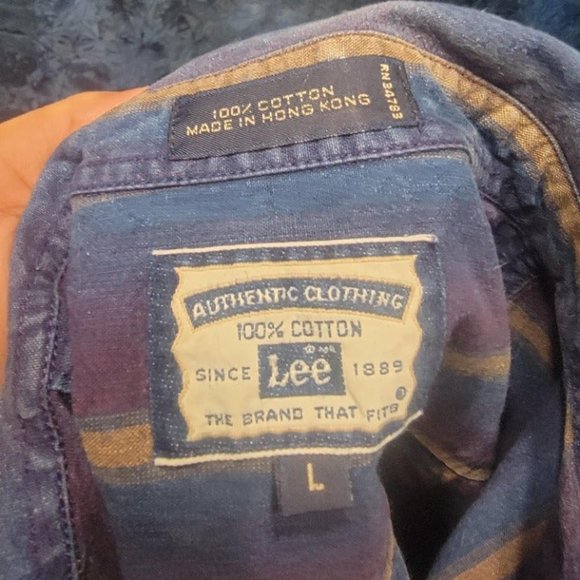 Multi colored button-up. - Picture 3 of 3